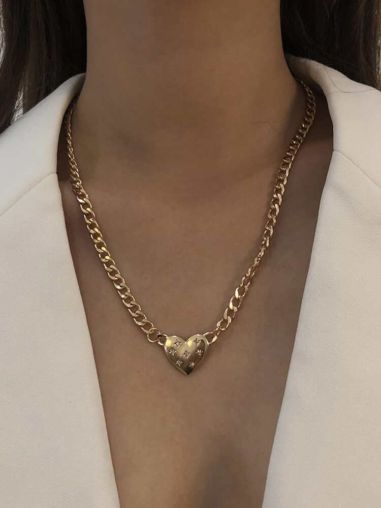 Collar con corazón | SHEIN