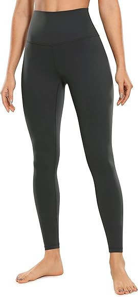 CRZ YOGA Air Feeling High Waisted Leggings for Women 25''/28'' - Warm Thick Workout Leggings Butt... | Amazon (US)
