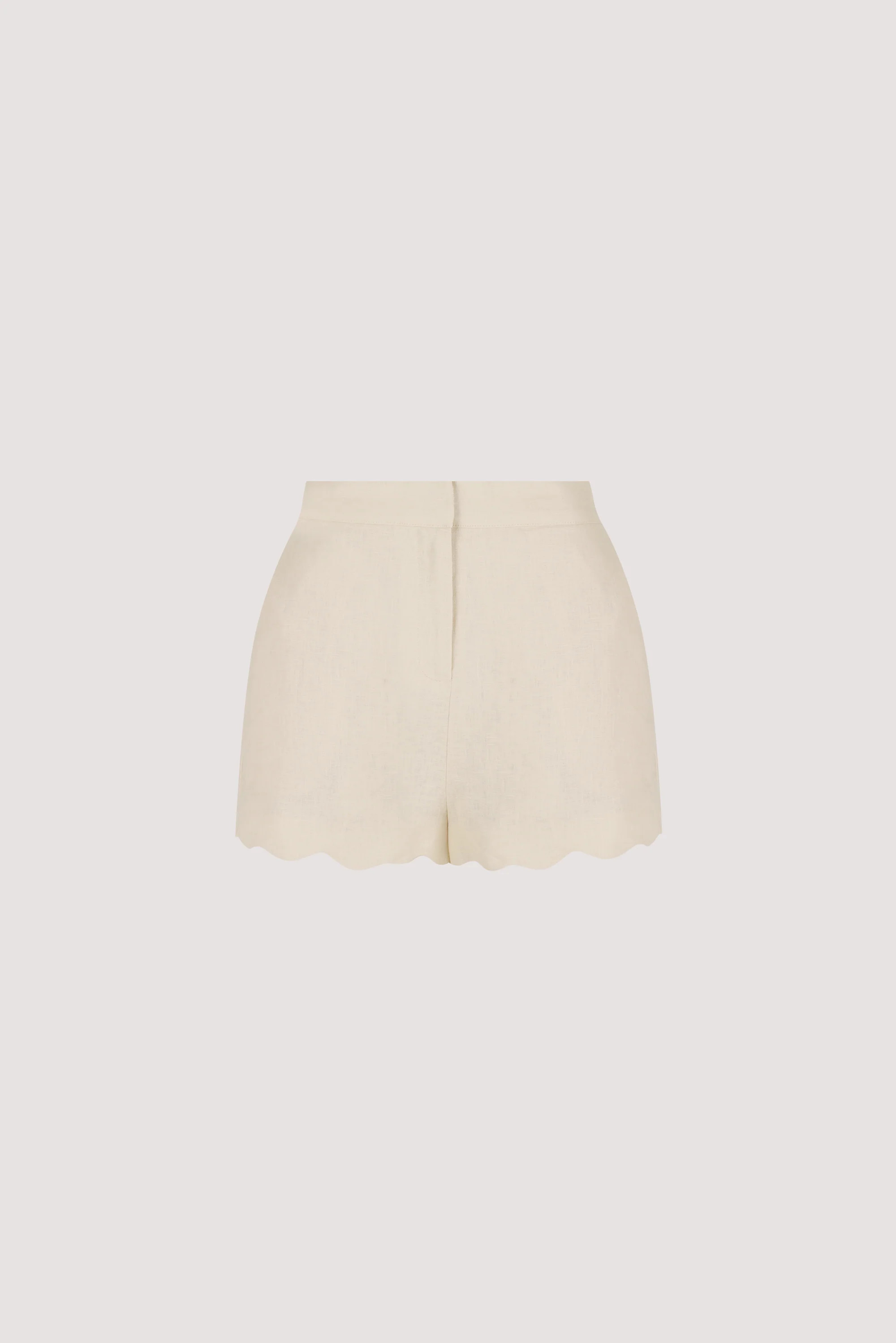 LELA SANDSTONE LINEN SHORT | DISSH