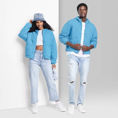 Hooded Quilted Jacket - Wild Fable™ | Target