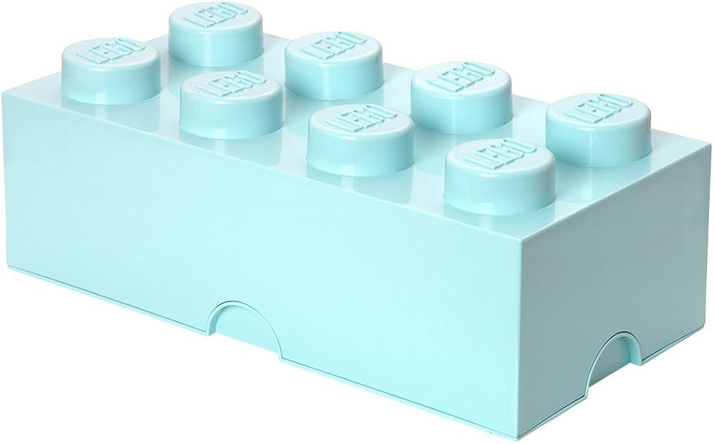 Room Copenhagen 8 Lego Brick Box, Aqua (40040642) | Amazon (US)