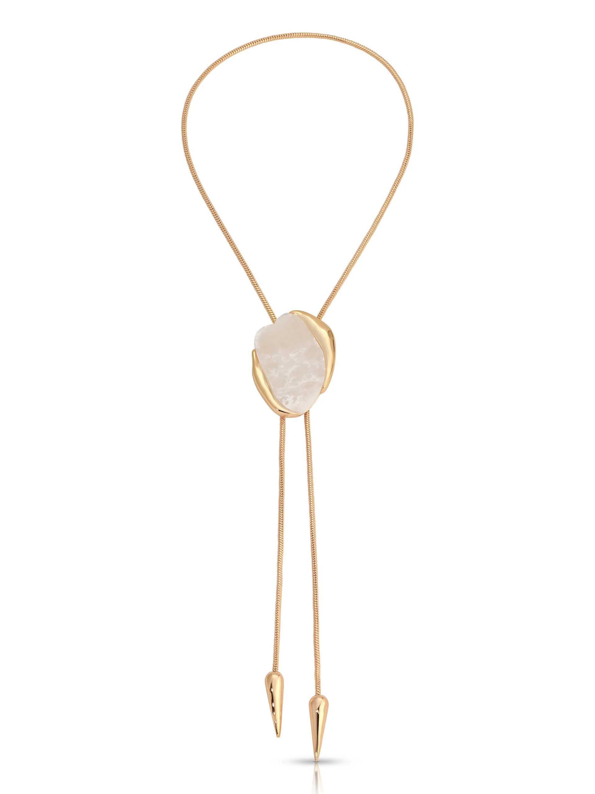 Bone Statement Bolo Necklace | Ettika