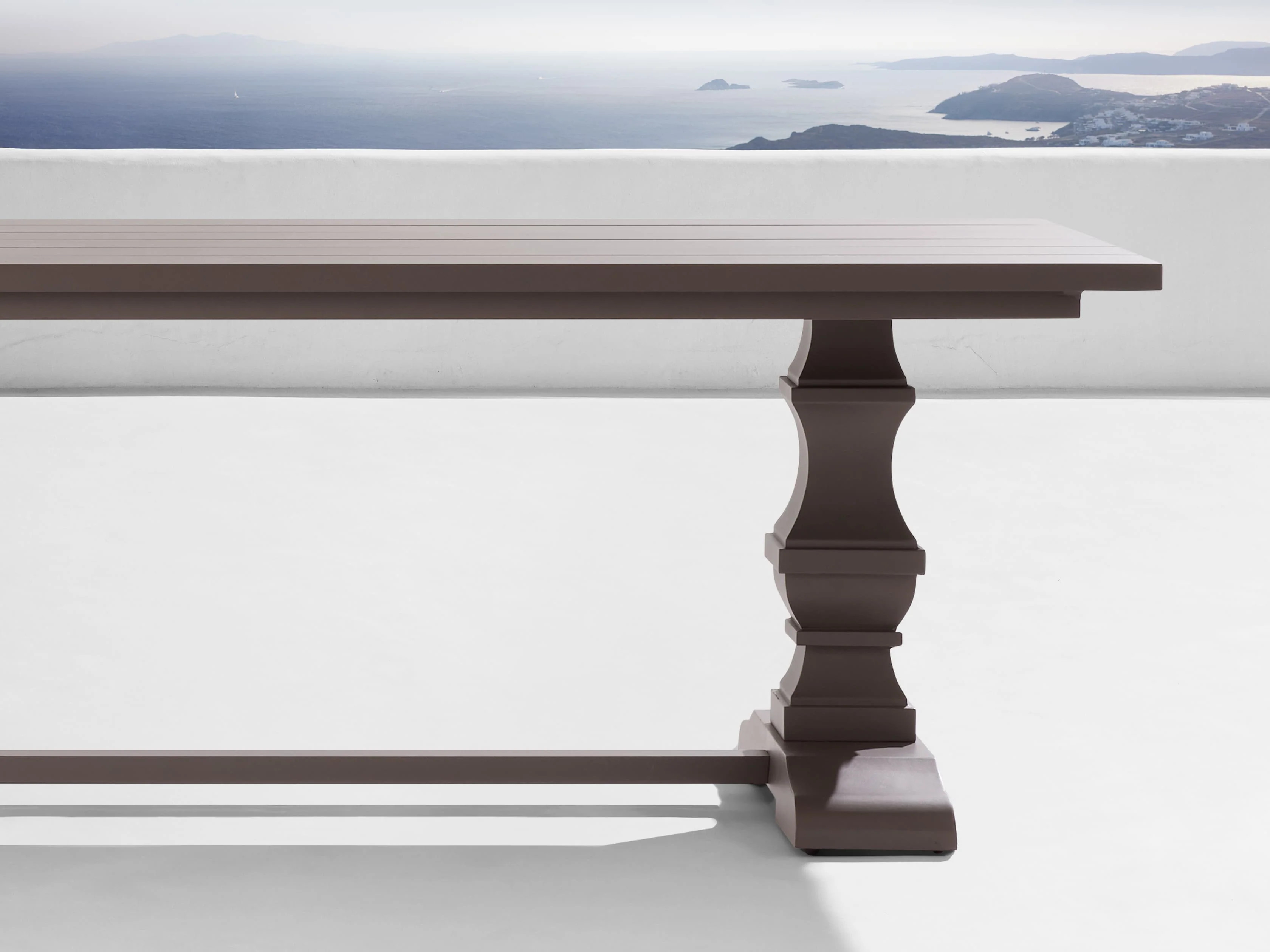 Hamptons Outdoor Aluminum Rectangular Dining Table | Arhaus