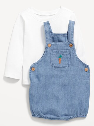 Long-Sleeve T-Shirt and One-Piece Romper Set for Baby | Old Navy (US)