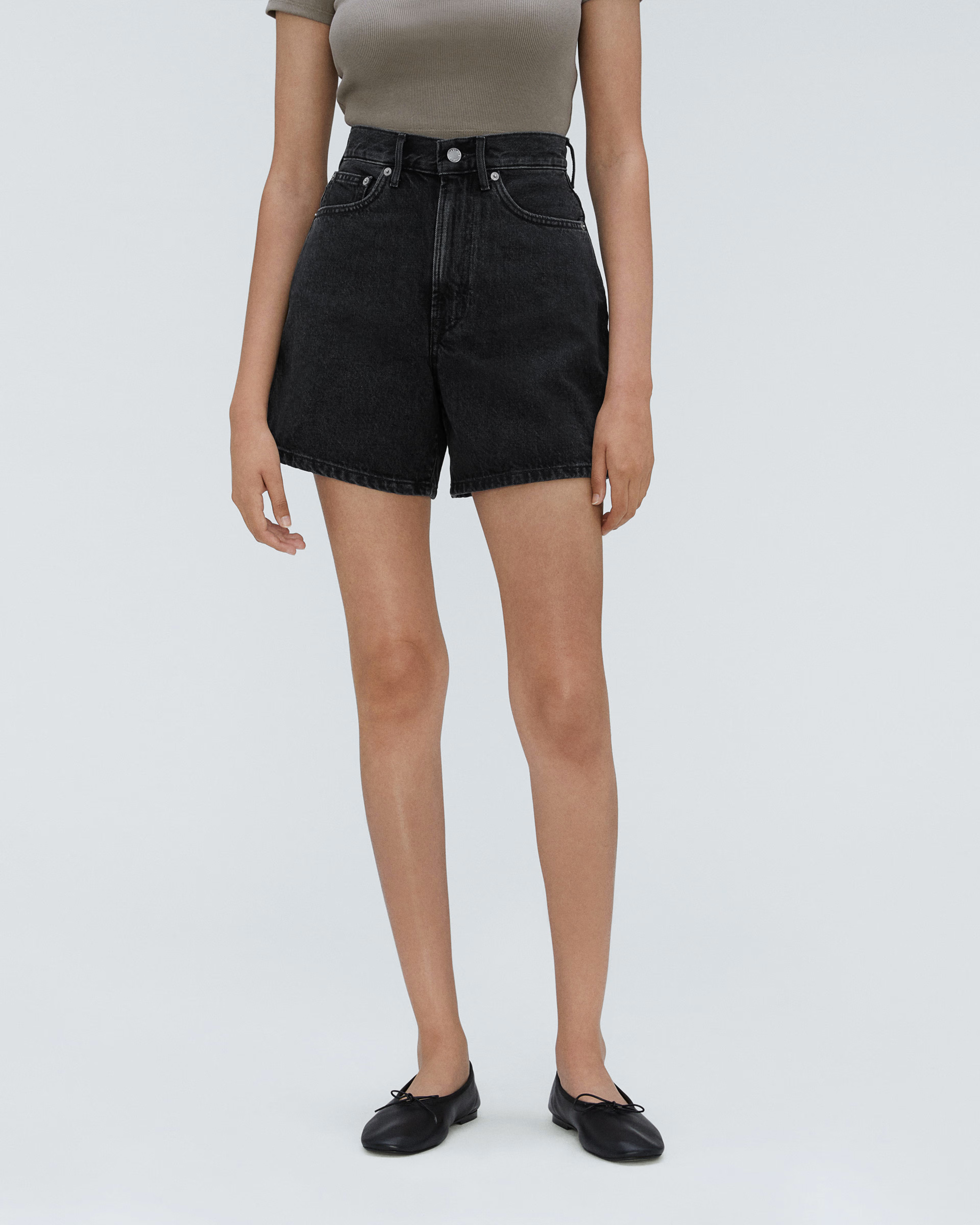 The A-Line Denim Short | Everlane