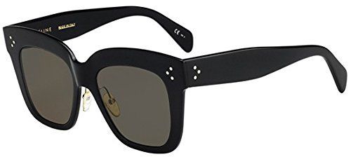 Celine Kim CL 41444 07G Blue Plastic Square Sunglasses Brown Lens | Amazon (US)