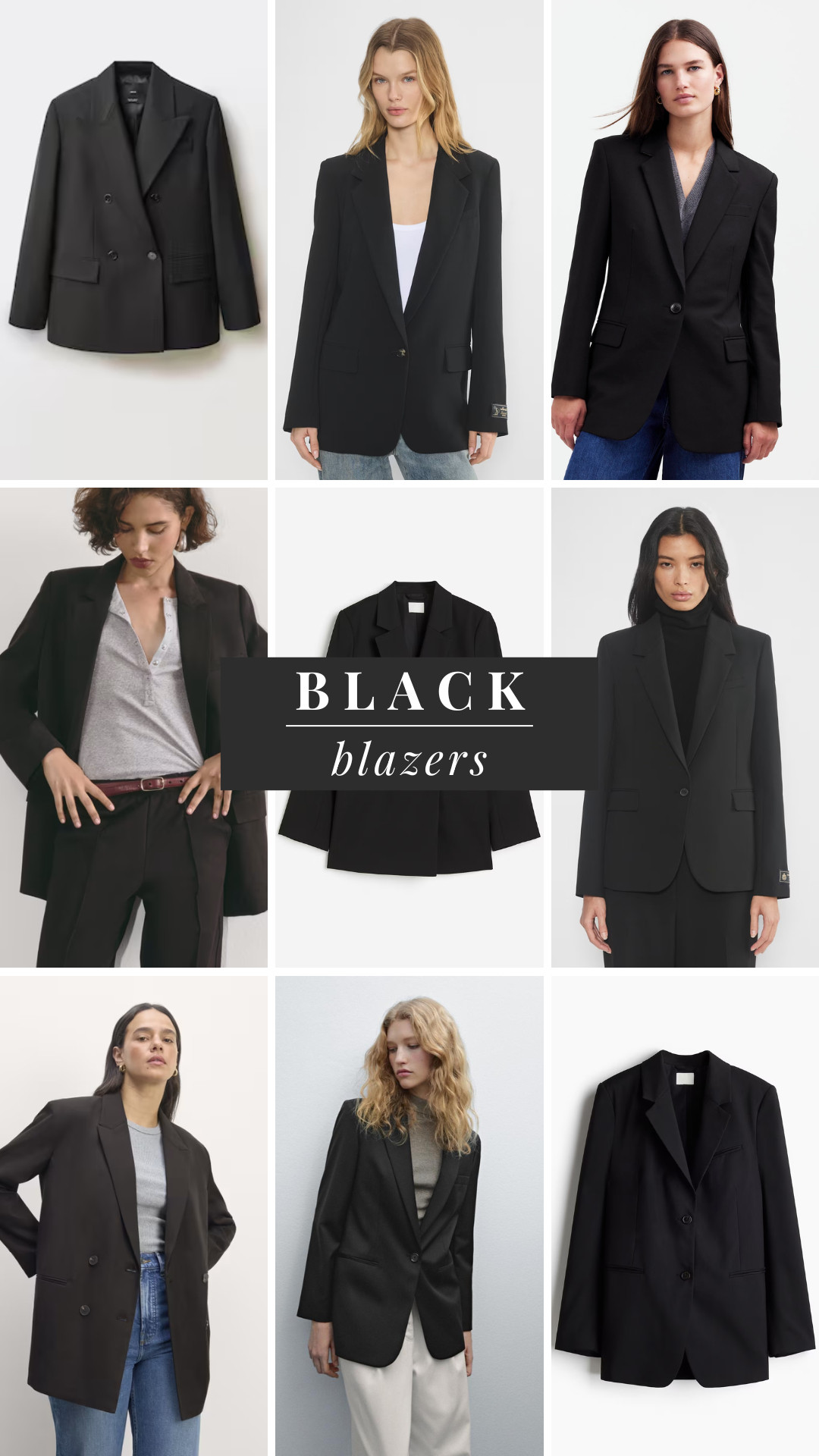 Black blazers 

 #LTKSeasonal #LTKStyleTip #LTKWorkwear