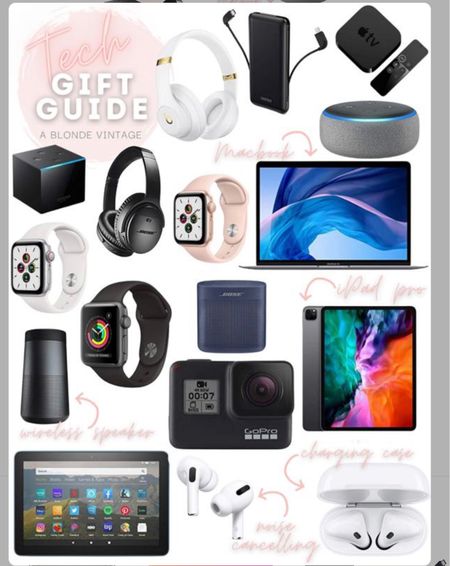 Tech Gift Guide! All the perfect gifts for men this Black Friday deals! IPhone, iPad, beats, Apple Watch GoPro, air fryer, echo 

#LTKHoliday #LTKsalealert #LTKCyberWeek
