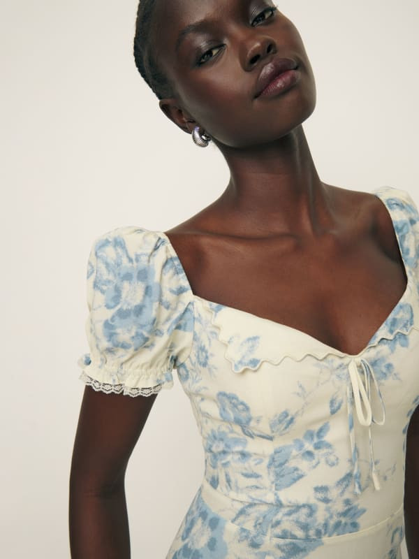 Cherise Linen Dress | Reformation (Global)