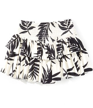 GB Big Girls Gracie Leaf Floral Print Skirt | Dillard's | Dillard's