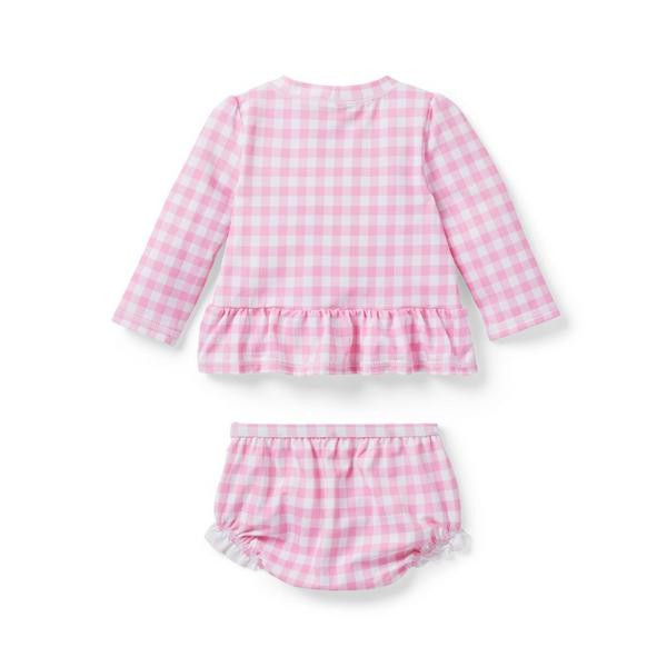 Baby Gingham Rash Guard Set | Janie and Jack