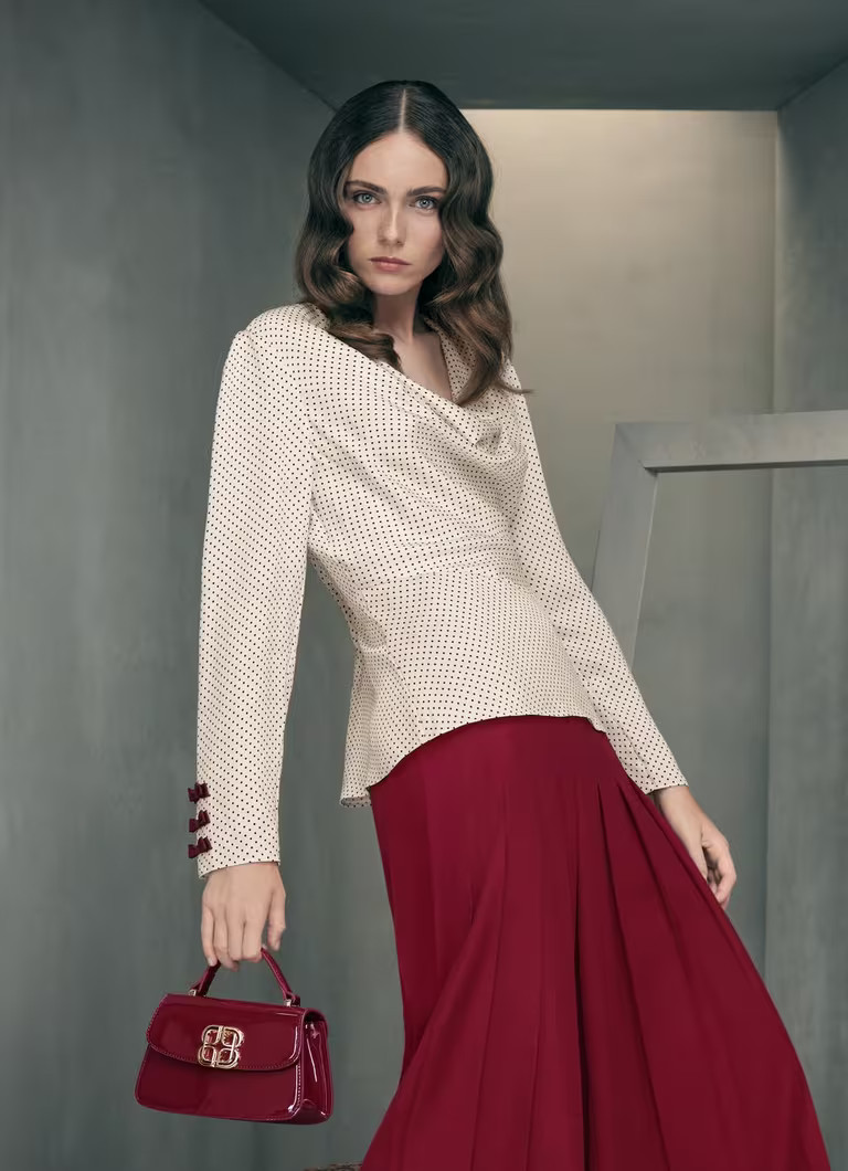 Eva Black Spot Print Top | L.K. Bennett (UK)