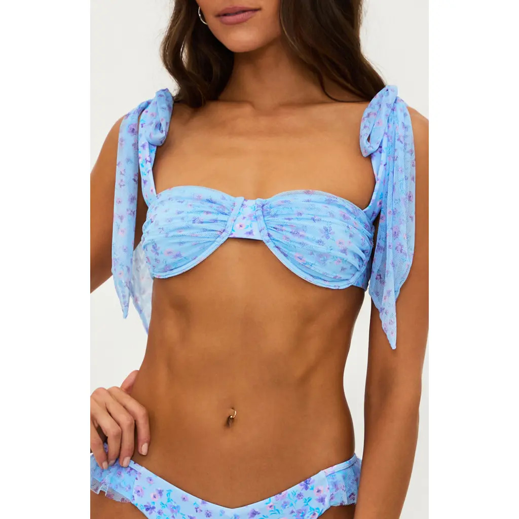 Beach Riot Drea Underwire Bikini Top in Iris Petal at Nordstrom, Size Large | Nordstrom