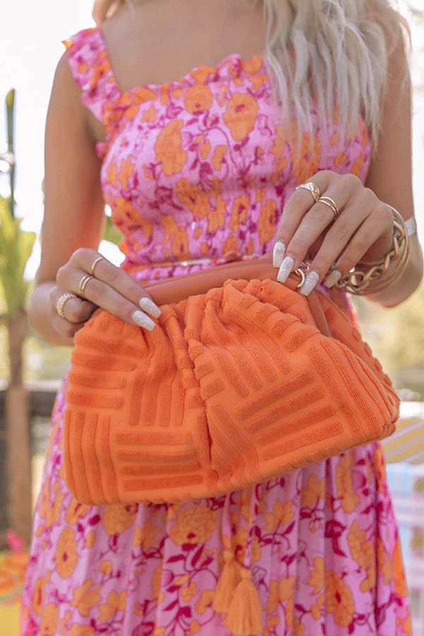The Real Fling Crossbody In Orange | Impressions Online Boutique