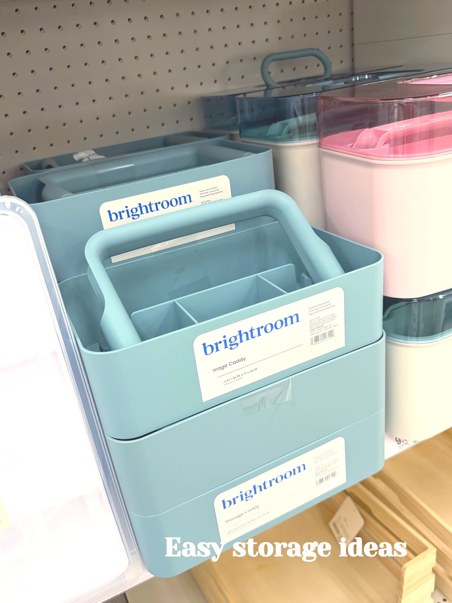 Target Home Organization Storage Caddy Blue - Brightroom™  @Target #target #targetstyle #targethome #brightroom #targetfinds #storageorgaization

#LTKHome #LTKBaby #LTKKids