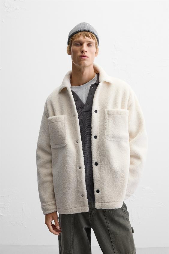 FLEECE OVERSHIRT | Zara US