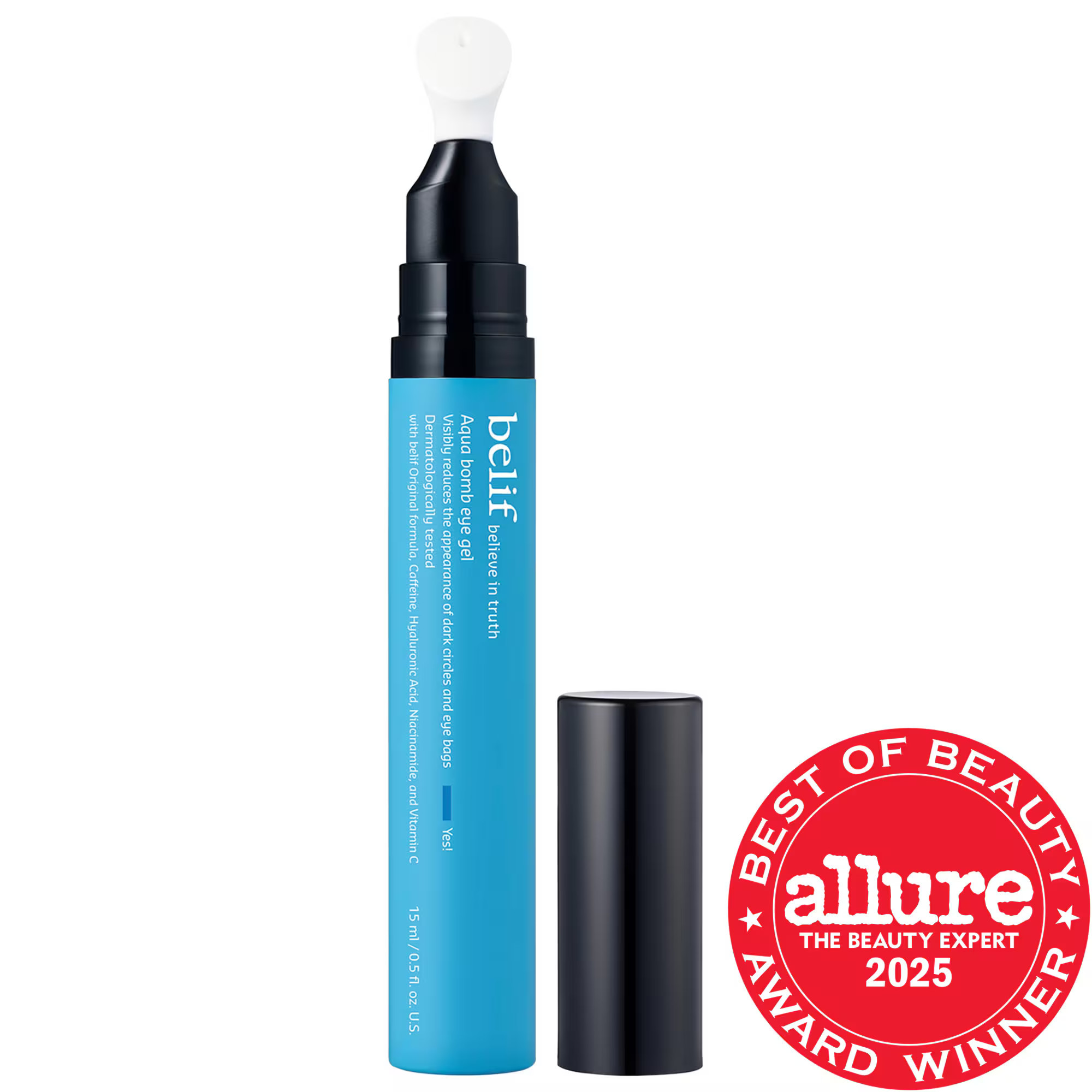 belif Aqua Bomb Depuffing Eye Gel with Caffeine + Hyaluronic Acid 0.5 oz / 15 ml | Sephora (US)