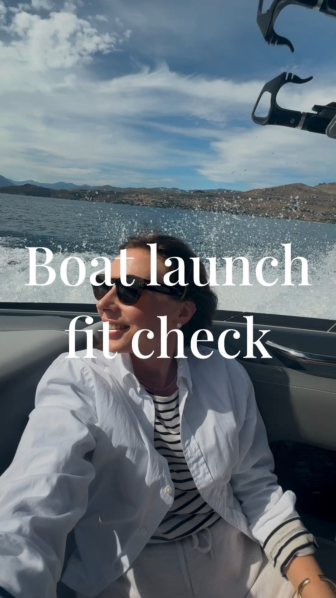 Outfit idea for a day on the water: old money style. 
Varley Bermuda shorts + Breton stripes long sleeve top (& Other Stories, similar available on Amazon) + oversized white shirt (you’ll need it as an extra layer when it’s windy and as a coverup) + white rubber soles / boat shoes (mine loafers are by Paul Green) + summer basket (a vintage Bottega, but check out my find from Target and a clamshell shaped basket by Aritzia). 


#LTKVideo 

#LTKSeasonal #LTKFindsUnder100