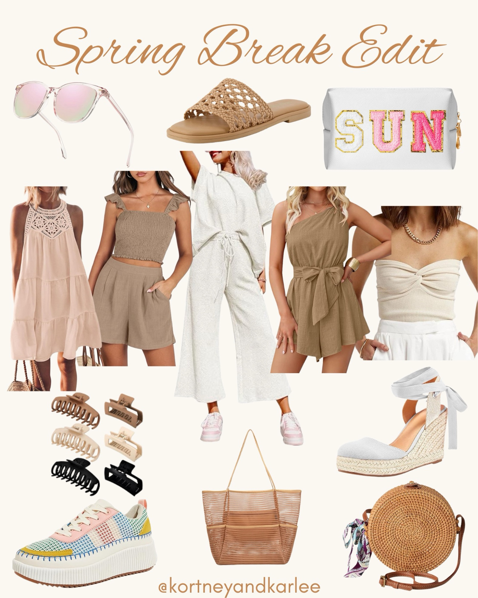 Amazon Spring Break Edit!

Kortney and Karlee | #kortneyandkarlee 

#LTKfindsunder50 #LTKfindsunder100 #LTKSeasonal