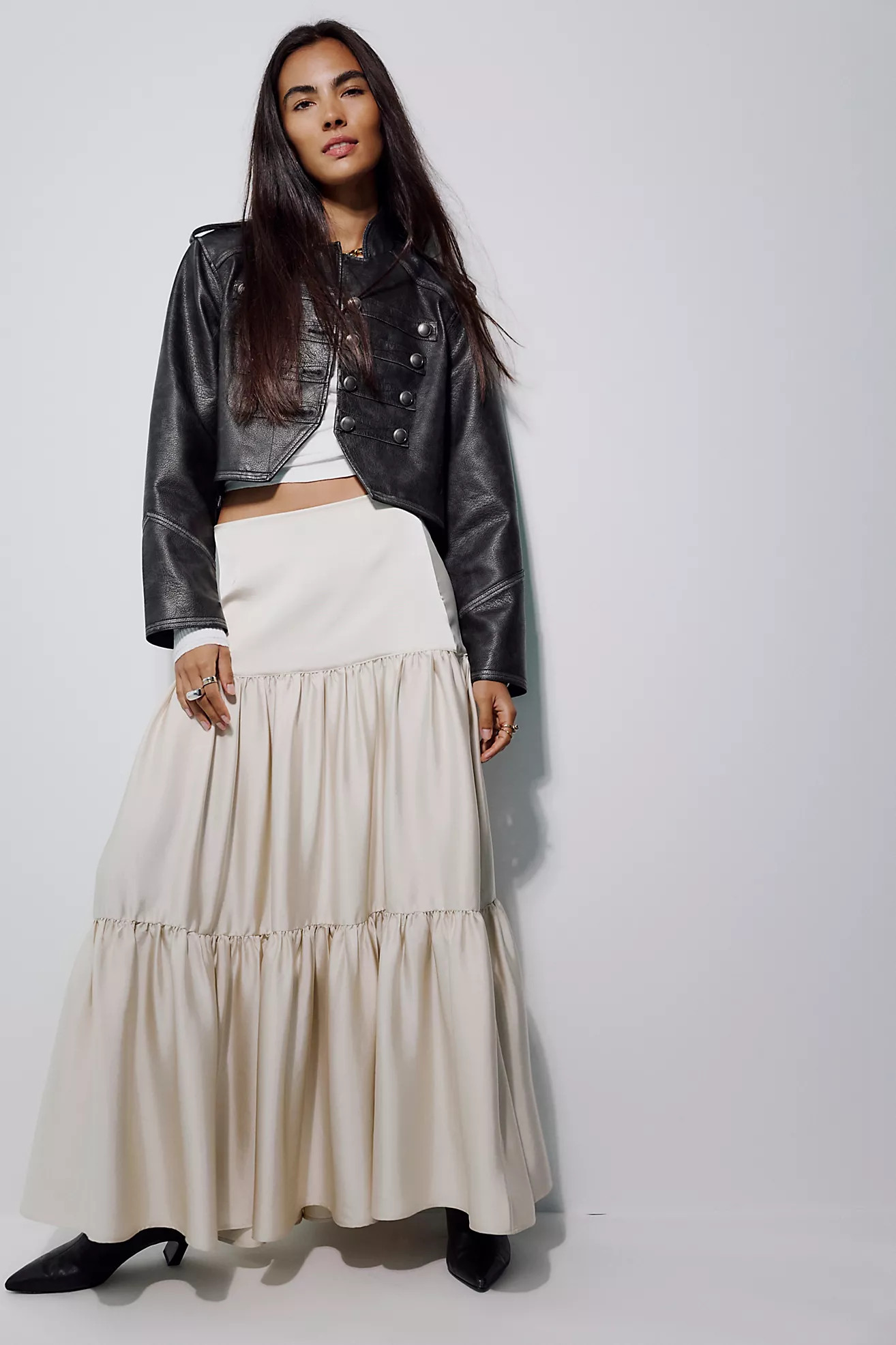 Juliette Satin Maxi Skirt | Free People (Global - UK&FR Excluded)