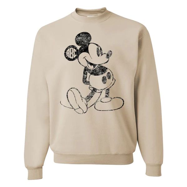 Monogrammed 'Vintage Mickey' Crewneck Sweatshirt | United Monograms
