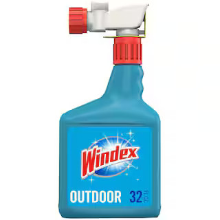 Windex 32 fl. oz. Blue Bottle Outdoor Glass Cleaner Sprayer 305759 - The Home Depot | The Home Depot