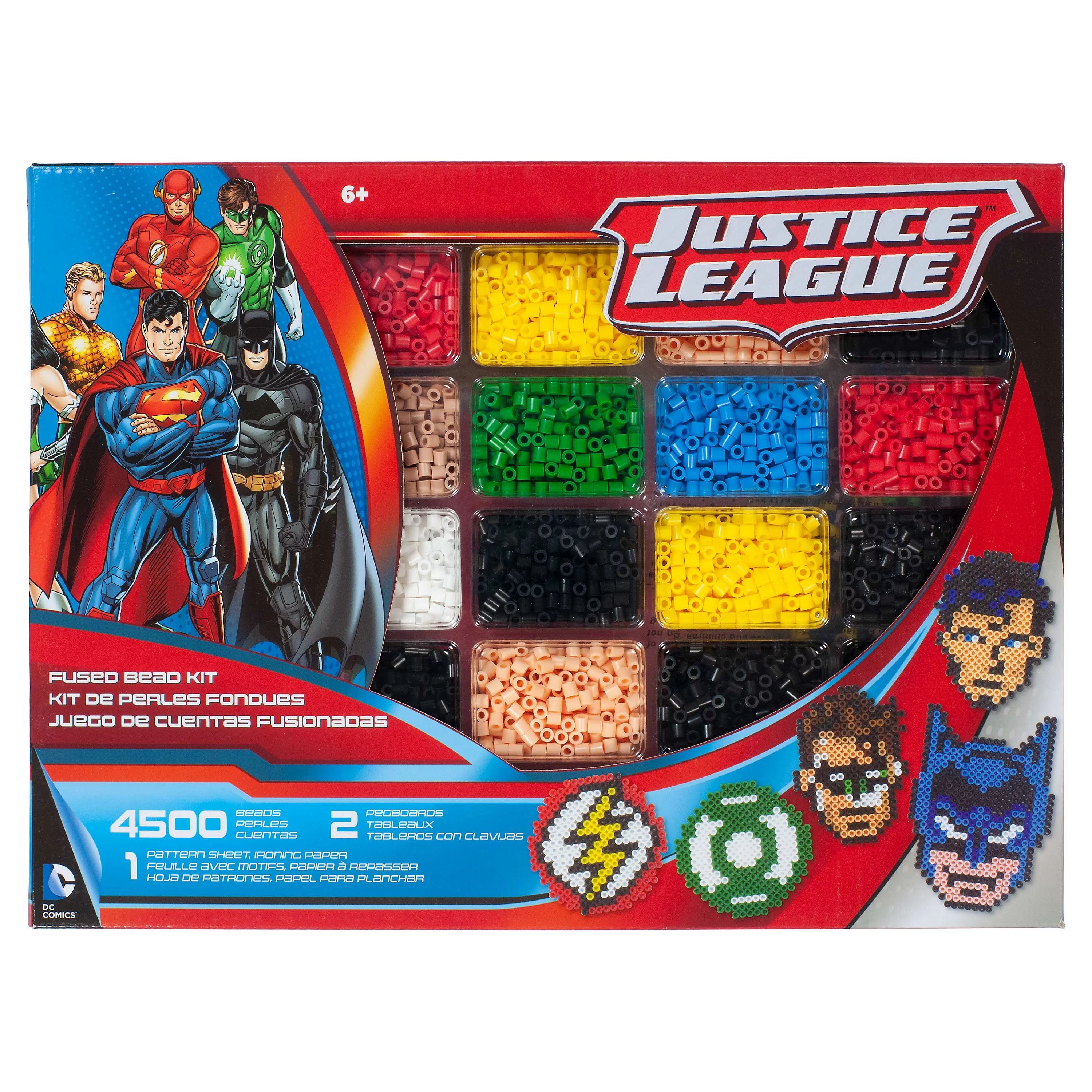 Perler Fused Bead Kit Deluxe Box Justice League, Ages 6 & Up - Walmart.com | Walmart (US)