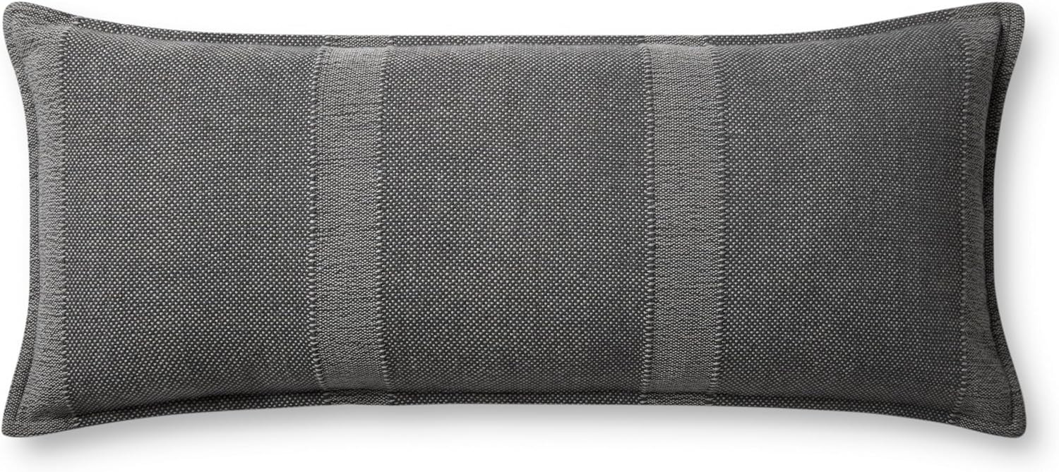 Loloi Angela Rose x Nadine Collection PAR0021 Slate 13'' x 35'' Cover w/Poly Pillow | Amazon (US)