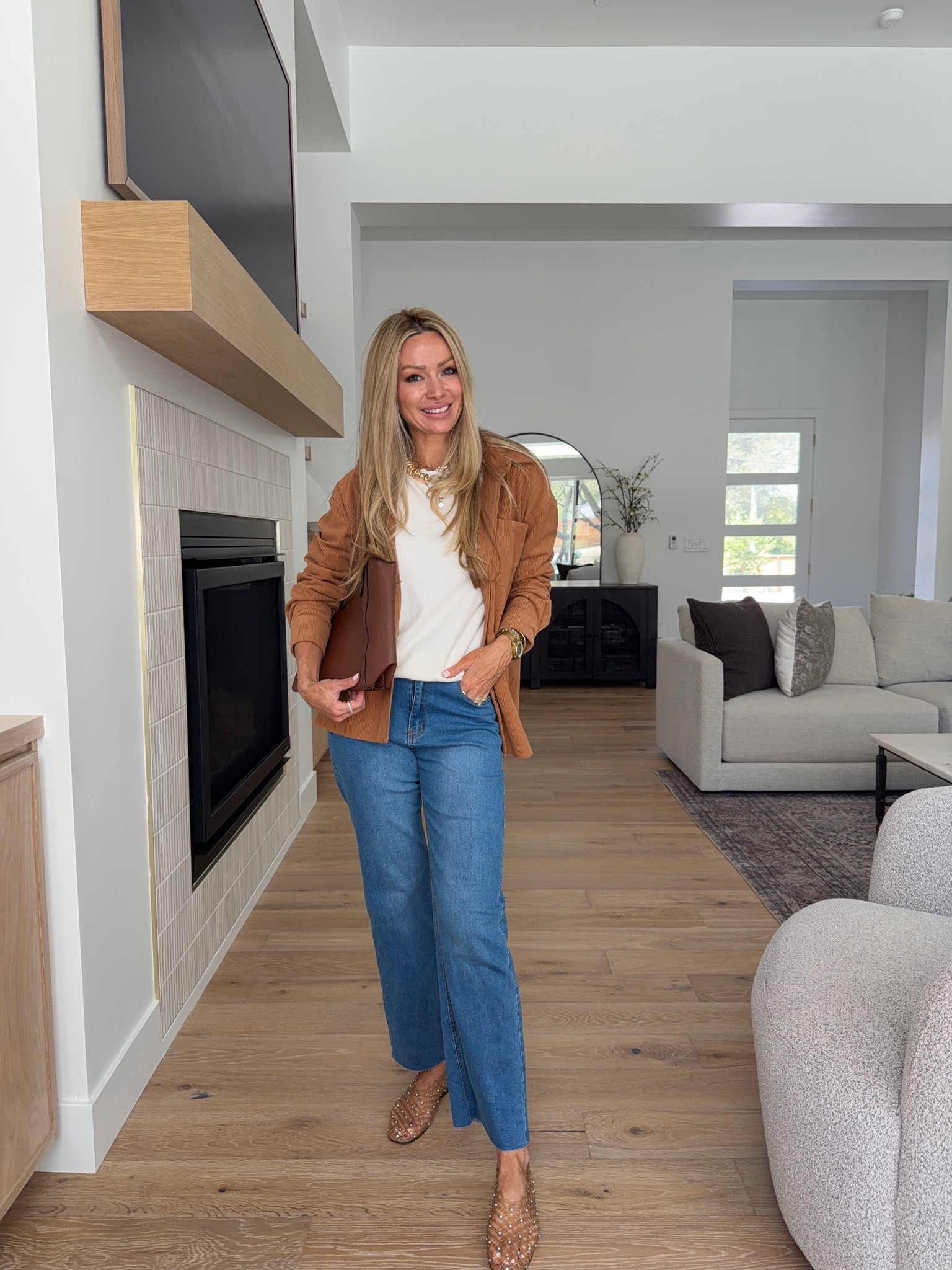These Amazon fall outfits are SO good right now. 🤎  comment AMAZON and I’ll send you the details 

I love that each one has a totally different vibe, but they all still feel easy and wearable for real life.

From the leopard pants with the denim vest, to the denim skirt and boots, the softer feminine mini with an oversized sweater, and an easy jeans-and-jacket combo—these are the kinds of pieces that make getting dressed feel fun again without overthinking it.

I especially love mixing denim, warm browns, soft neutrals and a little print for fall. Everything feels current but still easy to wear for everyday plans, lunch, errands, date night or the weekend.

Which look is your favorite? 🤎

#amazonfashion #amazonoutfits #falloutfits #amazonfinds #fallstyle
