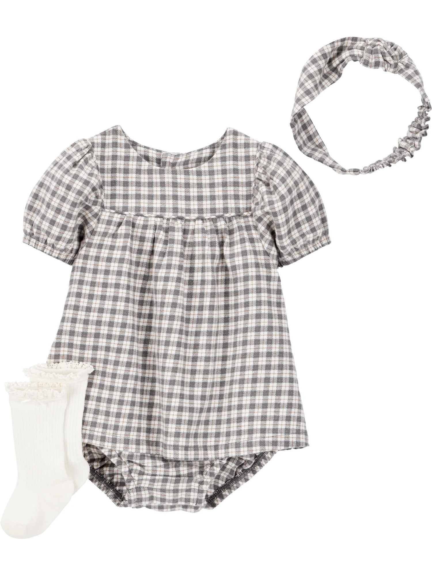 Carter's Child of Mine Baby Girl Dress Set, 3-Piece, Sizes 0/3-24 Months | Walmart (US)
