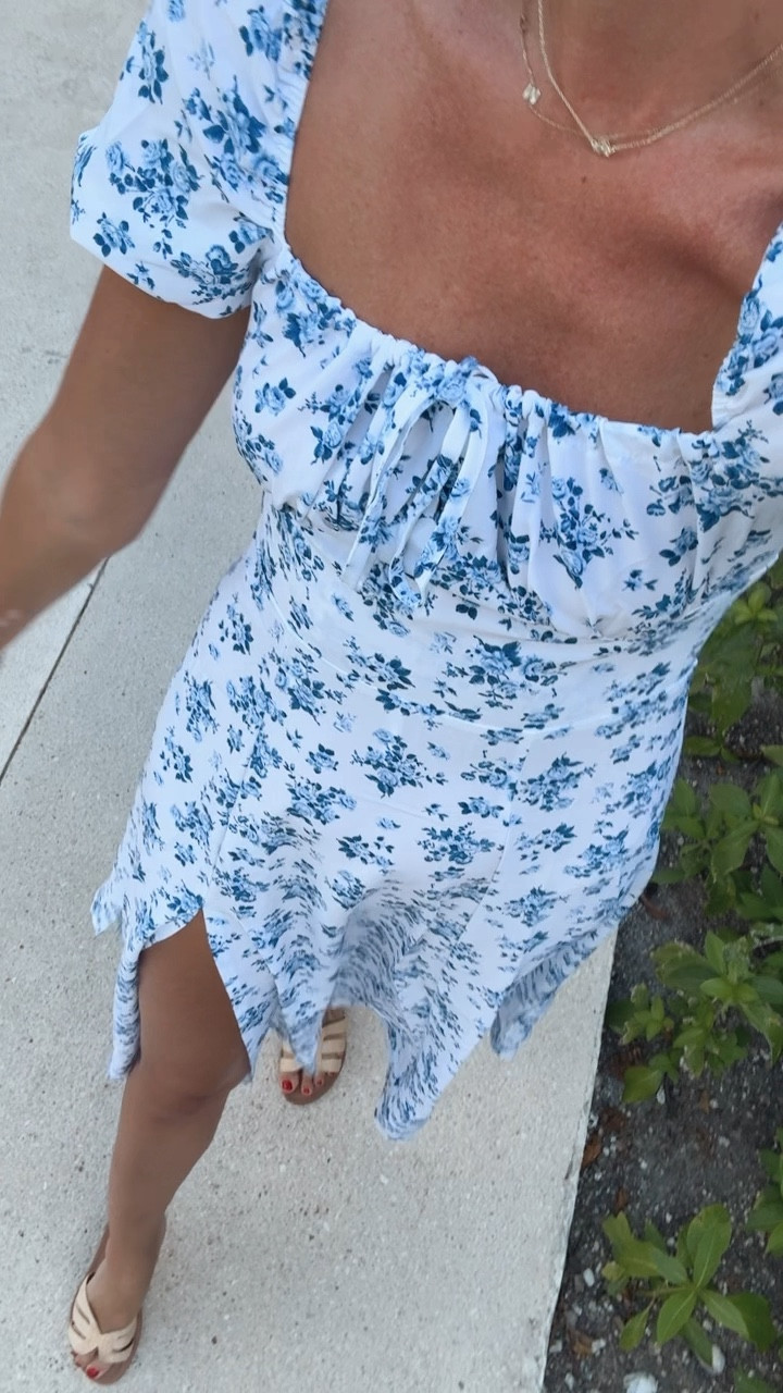 This floral midi dress is so cute and perfect for a date night! 

#LTKootd #LTKTall #LTKSaleAlert