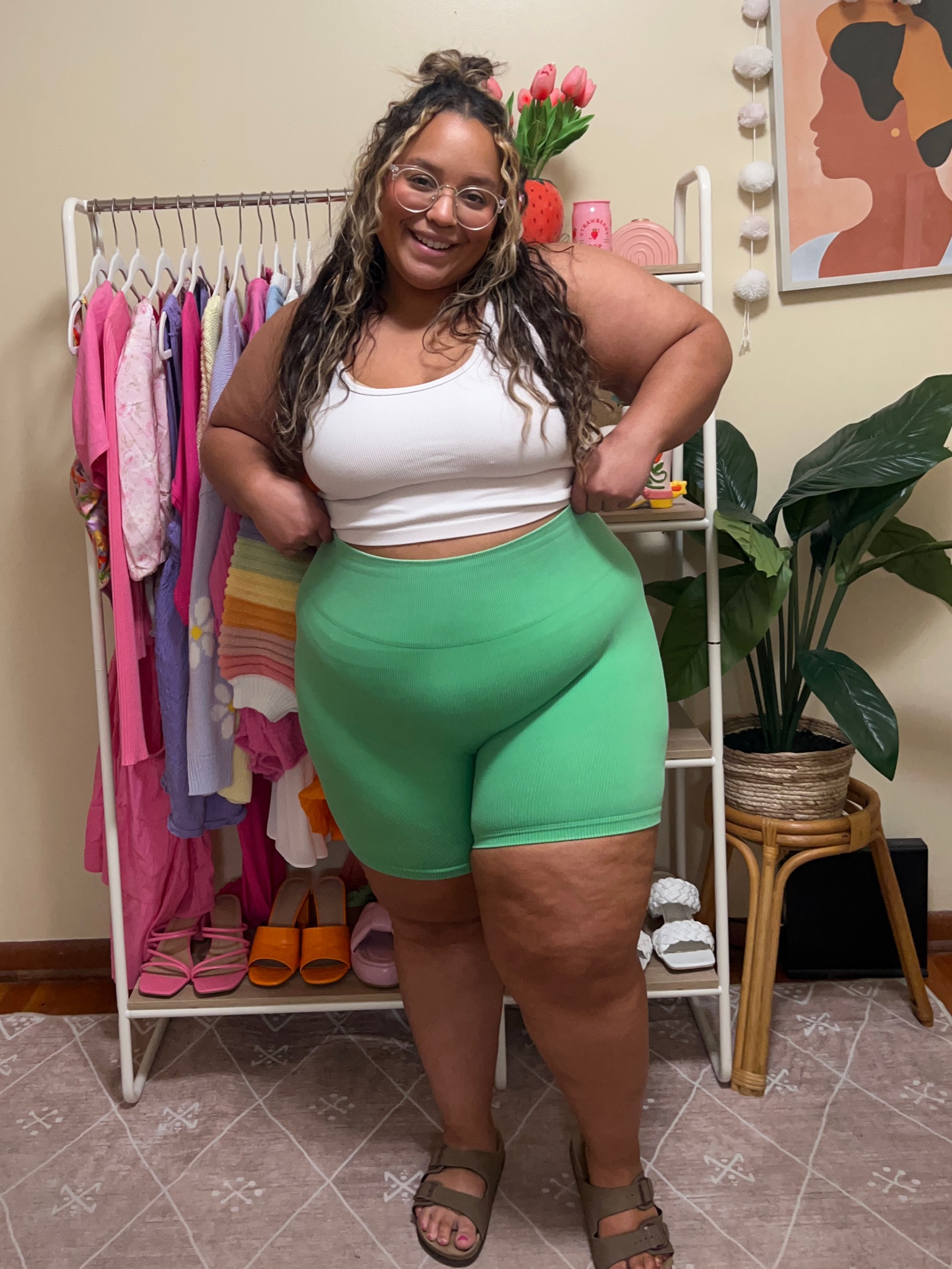 Wearing the XL in these Ribbed Joylab Target Bikers shorts 

#LTKstyletip #LTKunder50 #LTKfit