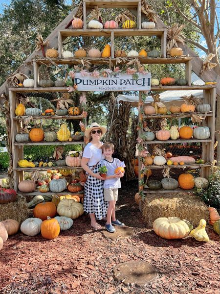 Pumpkin patchin’. We found the cutest one over the weekend! 

Fall, Florida style! 🌳🪴🎃 
Save with code FRIEND at Macy’s! 

#LTKSeasonal #LTKHalloween #LTKfamily