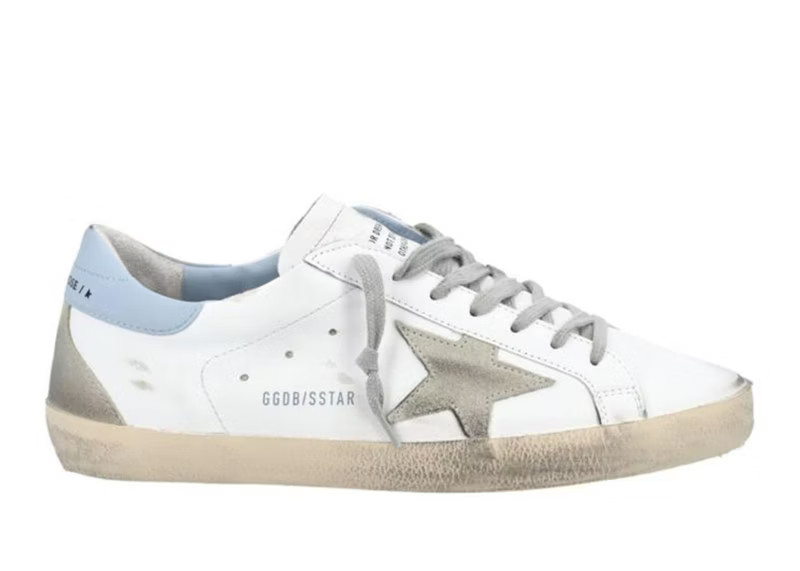 Golden Goose Super Star White Ice Powder Blue | StockX
