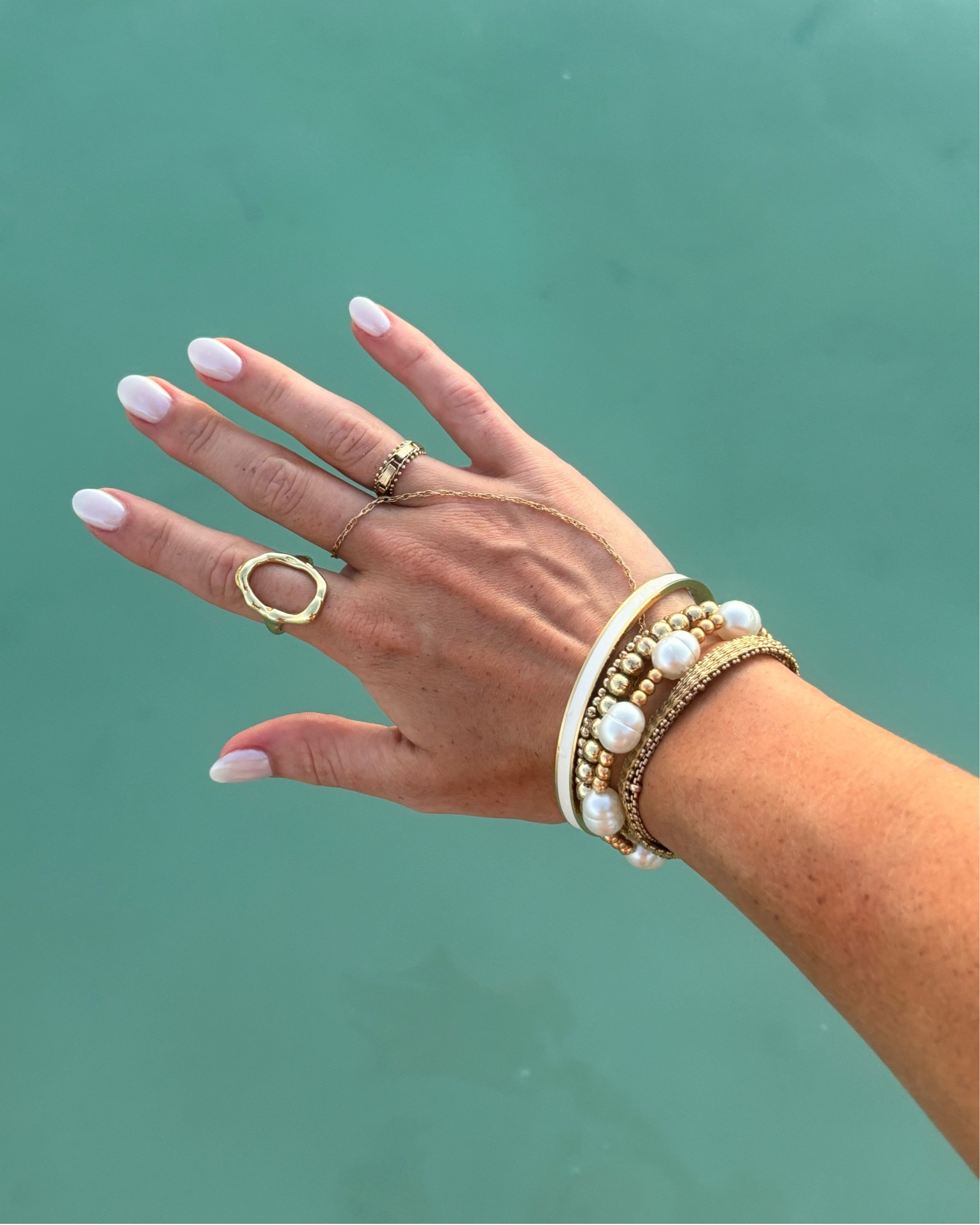 my fav non tarnishing gold rings!