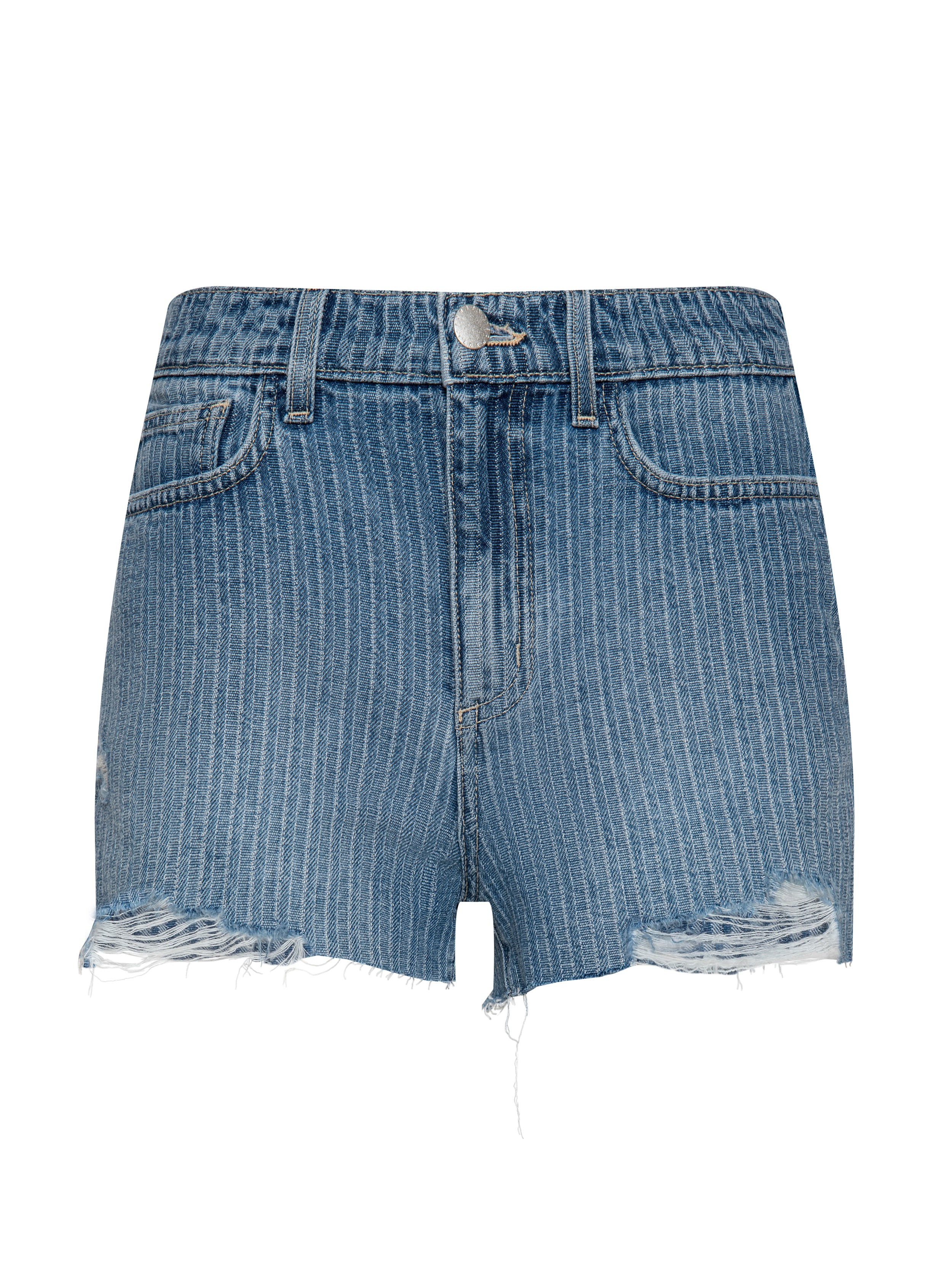 L'AGENCE Clark Distressed Jean Short In Carmel Destruct | L'Agence