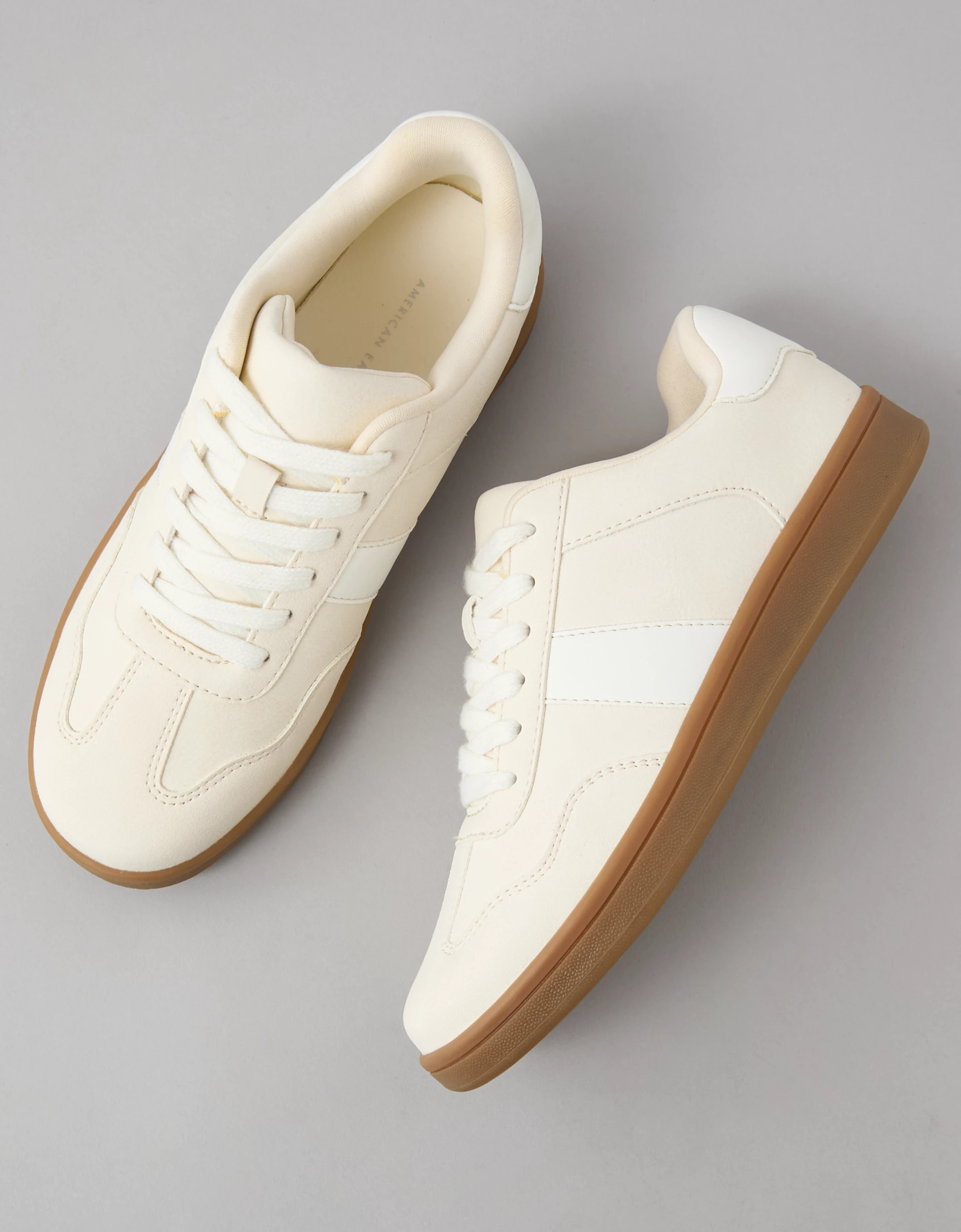 AE Linen-Blend Retro Casual Sneaker | American Eagle Outfitters (US & CA)