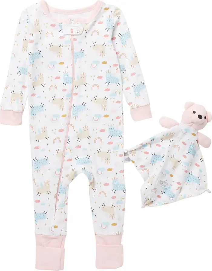 Coverall Pajama & Blanket 2-Piece Set | Nordstrom Rack