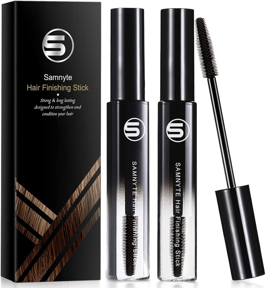 Hair Finishing Stick, 2 Pack × 0.7 Fl.Oz Hair Mascara for Flyaway, Fly Away Hair Tamer, Hair Fly... | Amazon (US)