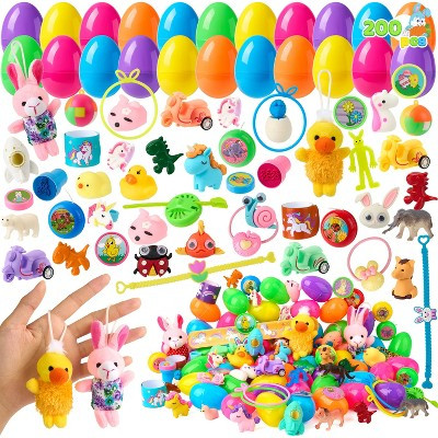 Joyfy 200 Packs 2.2'' Prefilled Easter Eggs with Assorted Toys for Kids Boys Girls Easter Eggs Hunt, Party Favor, Basket Fillers, Classroom Prize Gift | Target
