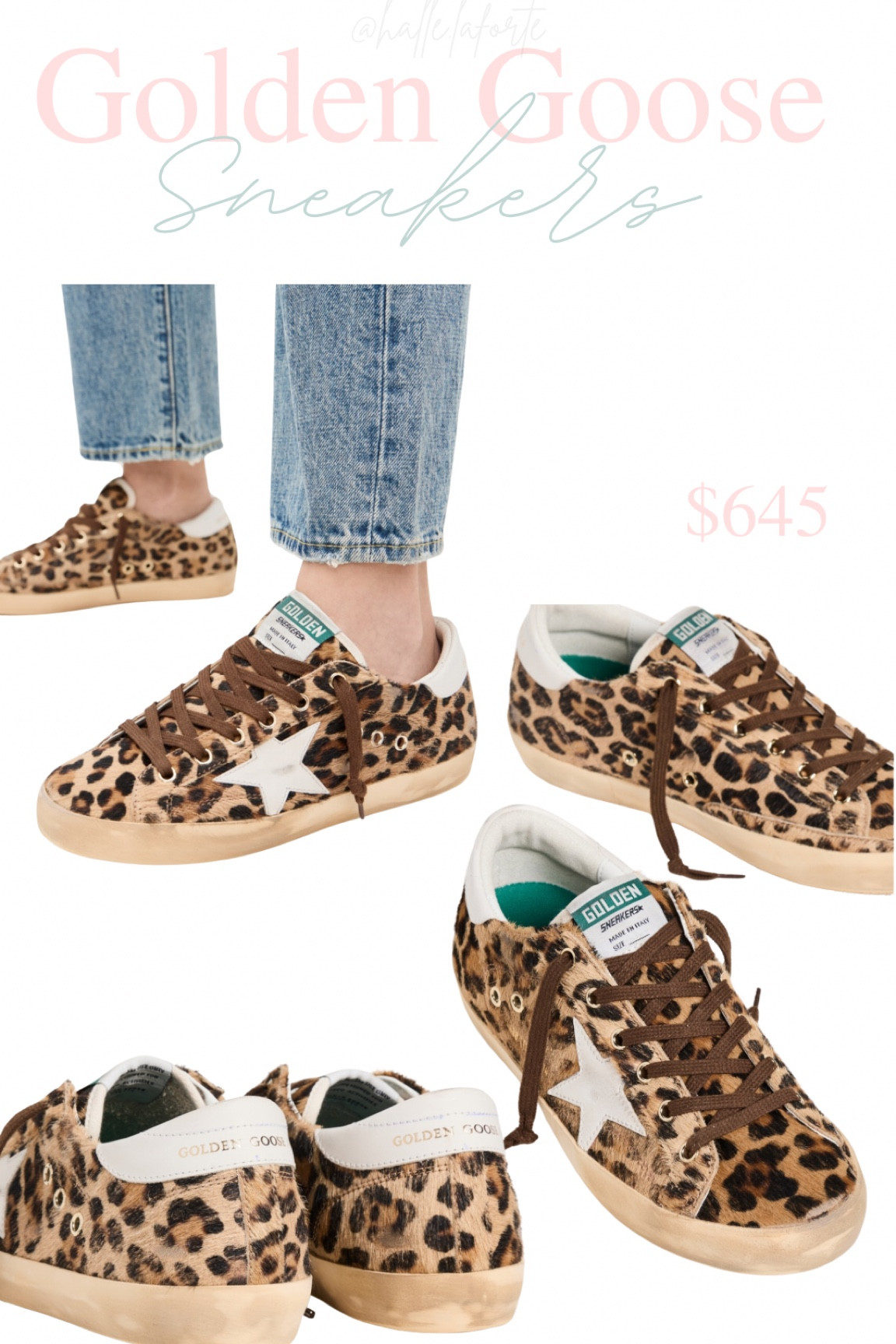 Leopard golden goose sneakers 
Women’s fashion sneakers 

#LTKSeasonal #LTKShoeCrush #LTKStyleTip