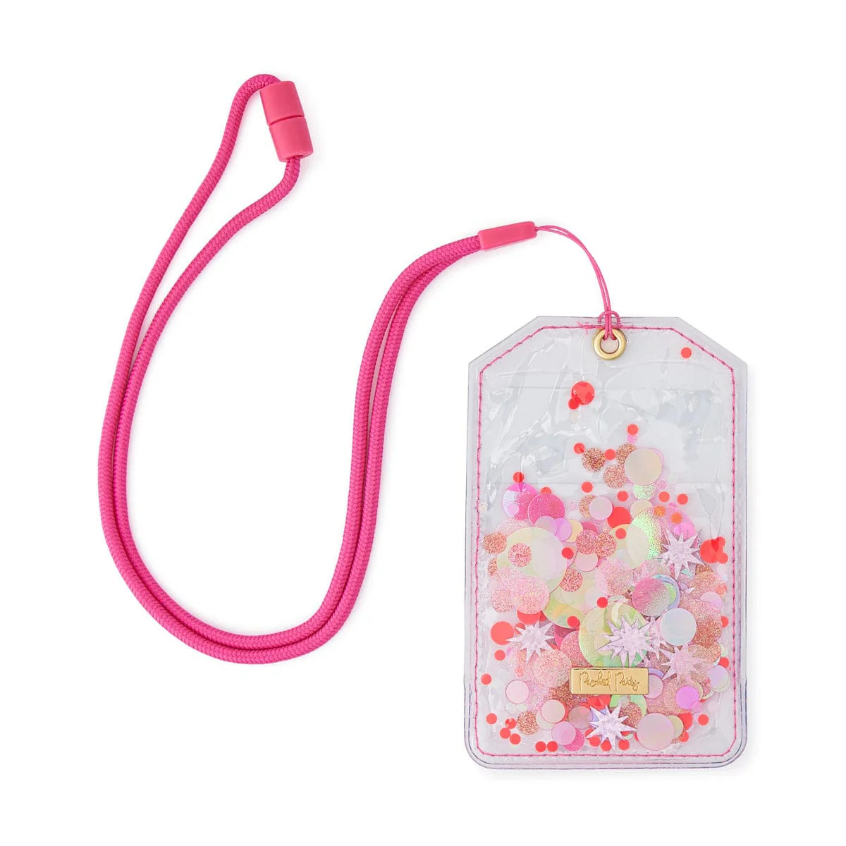 Sweet Tart Confetti ID Badge Holder with Lanyard | Packed Party