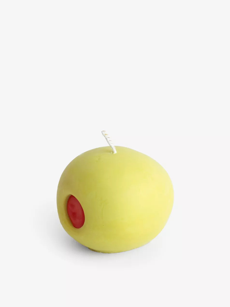 Olive wax candle 6.5cm | Selfridges