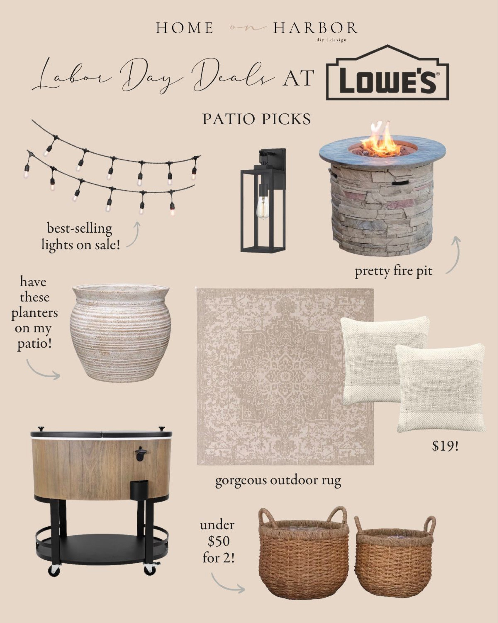 Lowe’s patio picks for their Labor Day Savings Event! #ad #lowespartner #lowes @loweshomeimprovement

#LTKhome #LTKSeasonal #LTKsalealert