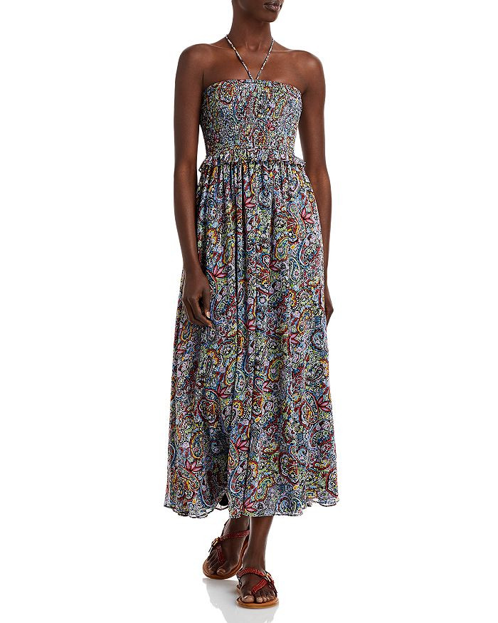 Paisley Smocked Halter Midi Dress - 100% Exclusive | Bloomingdale's (US)