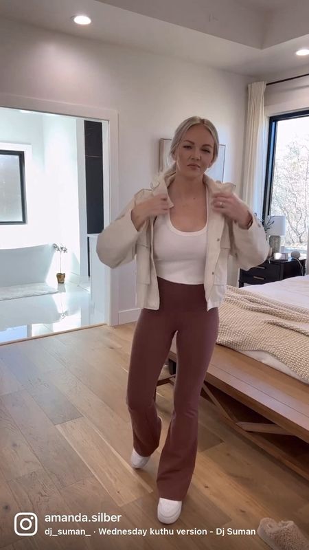 My favorite $20 flare leggings now come in more colors including this fun brown, an olive green and also a pretty pink! Link in bio to LTK. 
.
.

Flare leggings, loungewear, wear at home, outfit, ootd, comfy, neutral, inspo, idea, activewear, loungewear, Nike, platform, neutral style, minimalist style, minimal style, moody outfit, outfit ideas, casual outfit, winter outfit, effortless chic, American style, fashion inspo, comfy outfit, leggings, winter fashion, outfit inspo, street style inspo, neutral outfit, street style fashion, winter outfit, spring fashion
#aestheticoutfits #neutraloutfits #outfitinspiration #springtransitionoutfit #casualoutfitideas #abercrombiestyle #abercrombie #skinnyjeans #zipuphoodie #loungewear #neutralstyle #nikecourtvision #minimaliststyle #momstyle #comfyoutfit #casualoutfit #outfitinspo #springoutfit #americanstyle 

#LTKstyletip #LTKsalealert #LTKunder50
