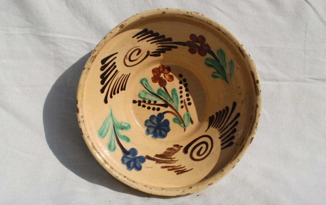 Antique Folk Hungarian Country Style Flower Designed Peasant Plate - Etsy | Etsy (US)