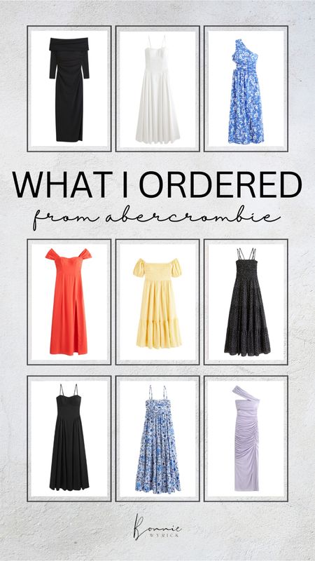 What I ordered from Abercrombie! Midsize Fashion | Summer Dress | Wedding Guest Dress | Midsize Summer Dresses | Vacation Dress

#LTKMidsize #LTKWedding #LTKParties