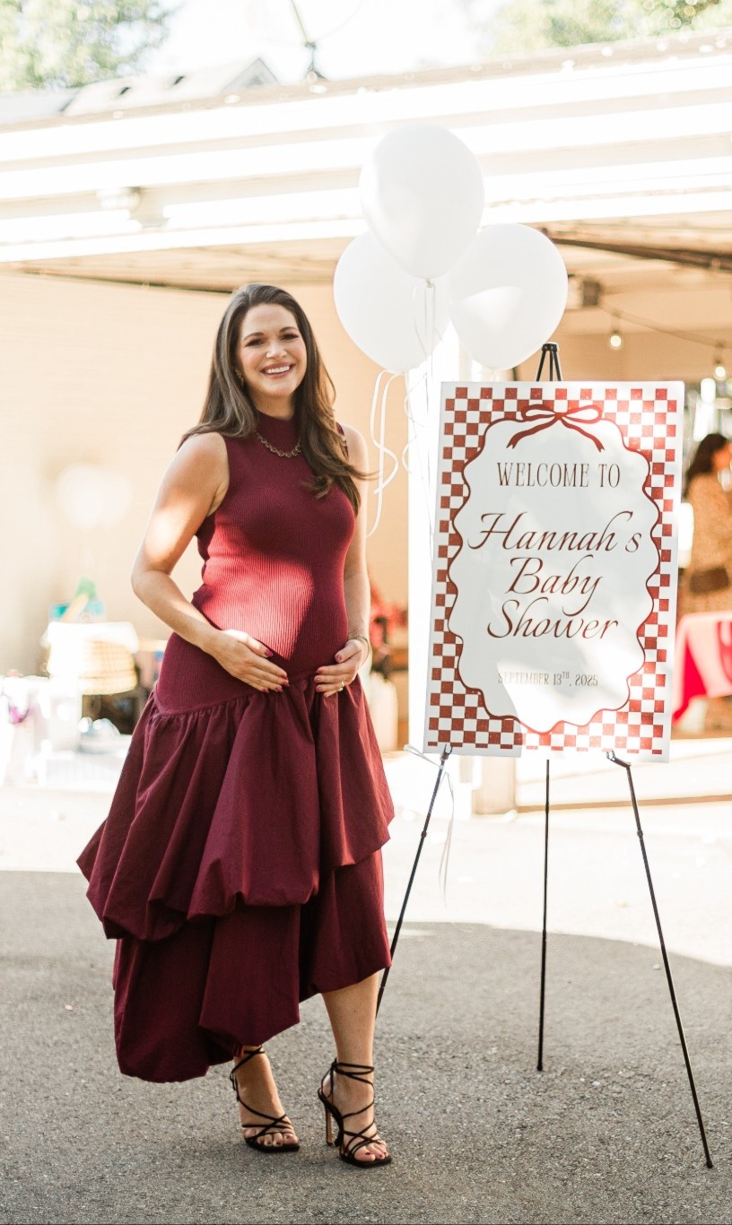 The PERFECT fall baby shower dress color… this one is sold out so I tagged similar looks

#pregnancy #bumpfit 

#LTKStyleTip #LTKFallSale