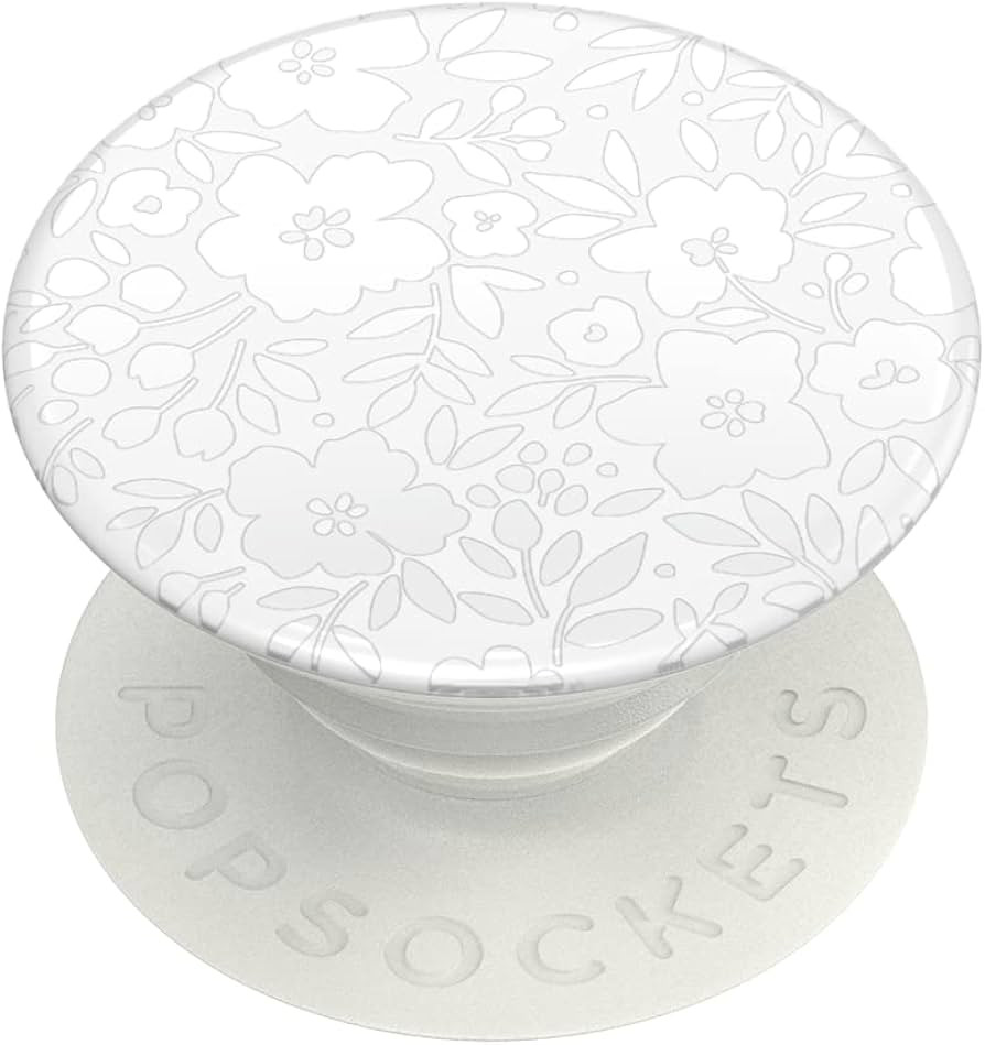 PopSockets: PopGrip - Expanding Stand and Grip with a Swappable Top for Phones & Tablets - Blanc ... | Amazon (UK)